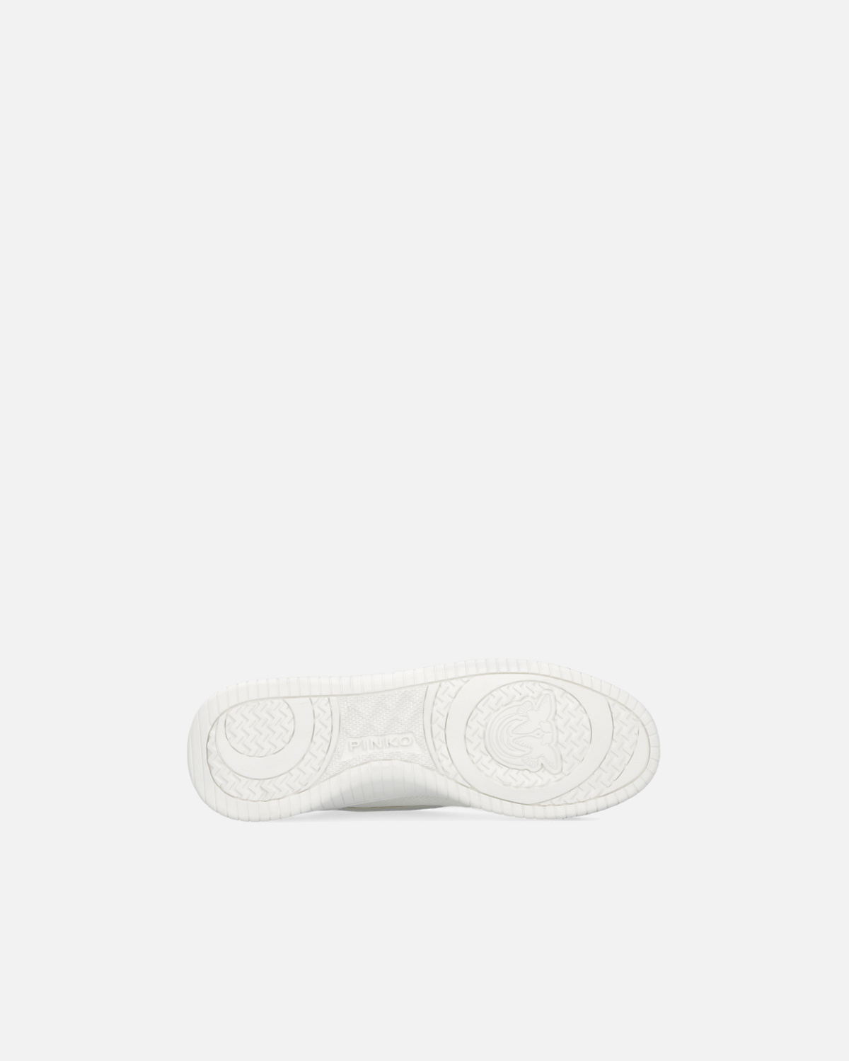 Pinko Lightweight Knit Fabric And Microfibre Sneakers Milk White