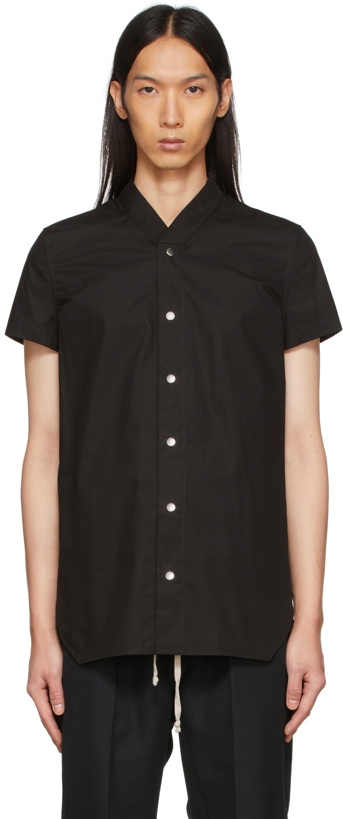 Photo: Rick Owens Black Golf Shirt