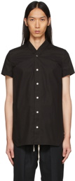 Rick Owens Black Golf Shirt