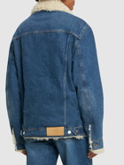 AMI PARIS - Trucker Cotton Denim Jacket