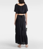 Eres Julia ruffled jersey beach cover-up
