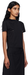 Mugler Black Pierced Baby T-shirt
