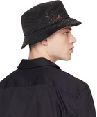 Paul Smith Black Bright Splat Bucket Hat