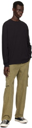 John Elliott Black LS University T-shirt