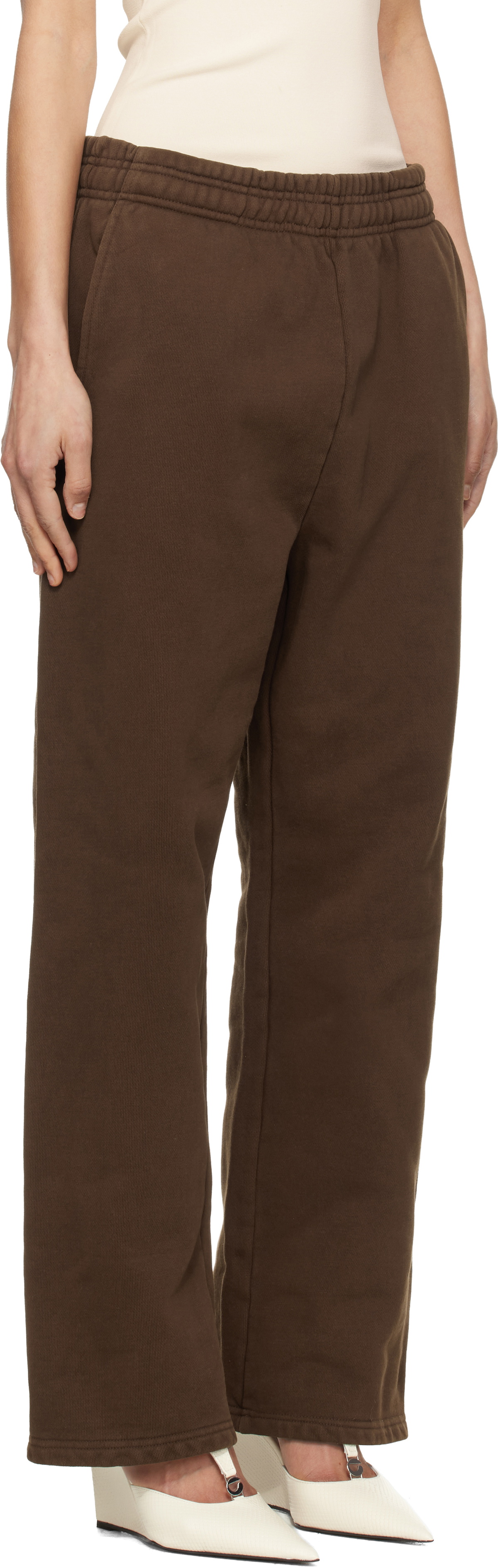 Entire Studios Brown Straight Leg Sweatpants