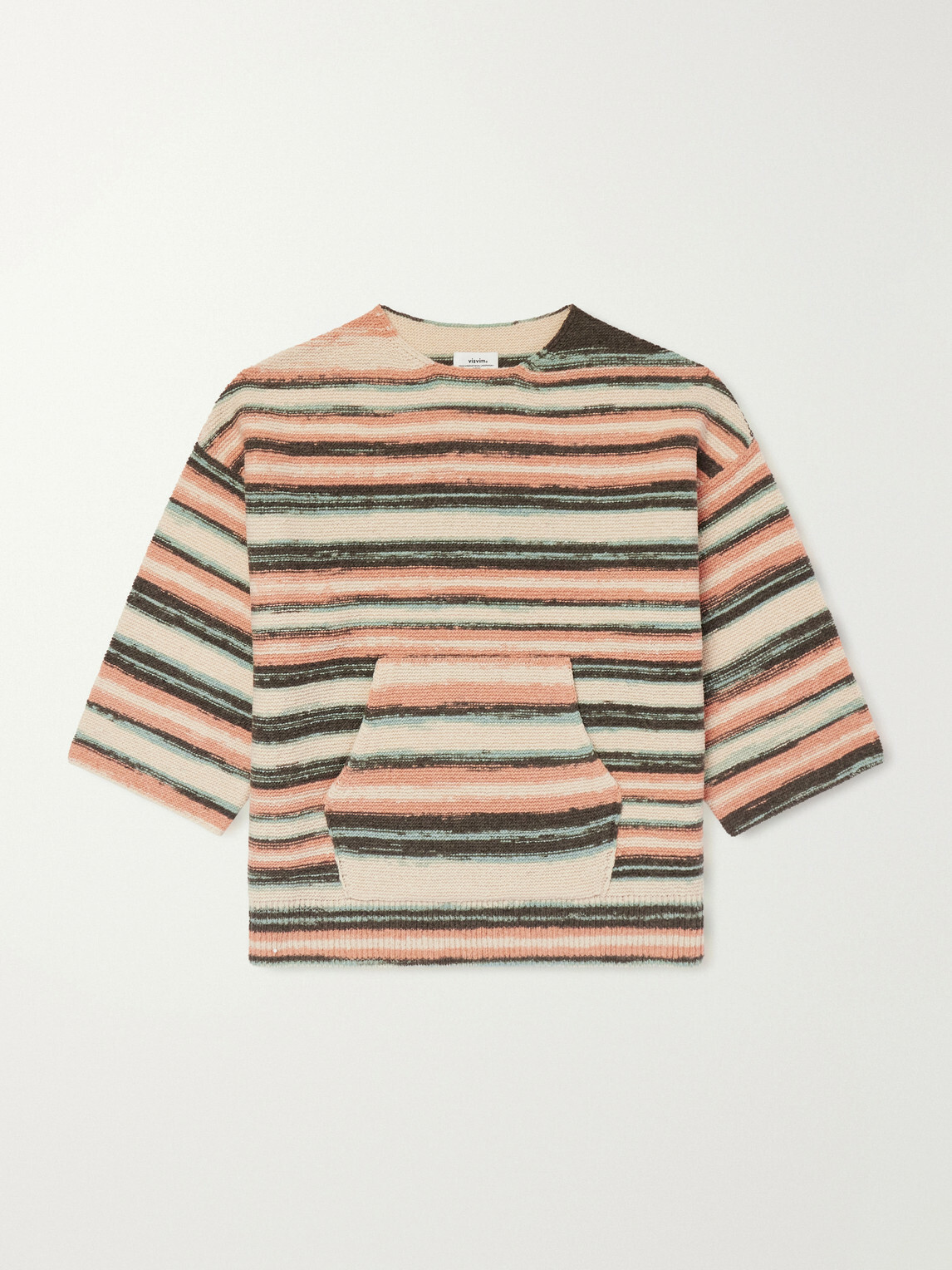 Visvim - Burrow Striped Wool and Cashmere-Blend Sweater - Neutrals