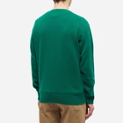 Norse Projects Men's Sigfred Lambswool Crew Knit in Bottle Green