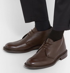 Tricker's - Winston Textured-Leather Chukka Boots - Men - Brown