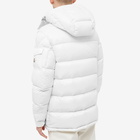 Moncler Men's Chiablese Long Down Jacket in White