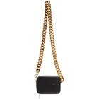 KARA Black and Gold XL Chain Camera Bag