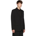 Yohji Yamamoto Black Notch Blazer