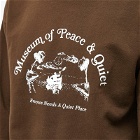 Museum of Peace and Quiet Men's Quiet Place Crew Sweatshirt in Brown