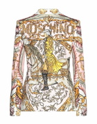 Moschino Womens Blazer in Pink