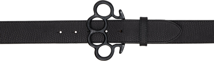 Photo: WACKO MARIA Black Johnny Leather Belt