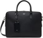 TOM FORD Black Soft Grain Leather Elliot Briefcase