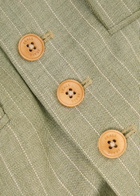 Skall Studio Blonde Pinstripe Wool Jacket Grey