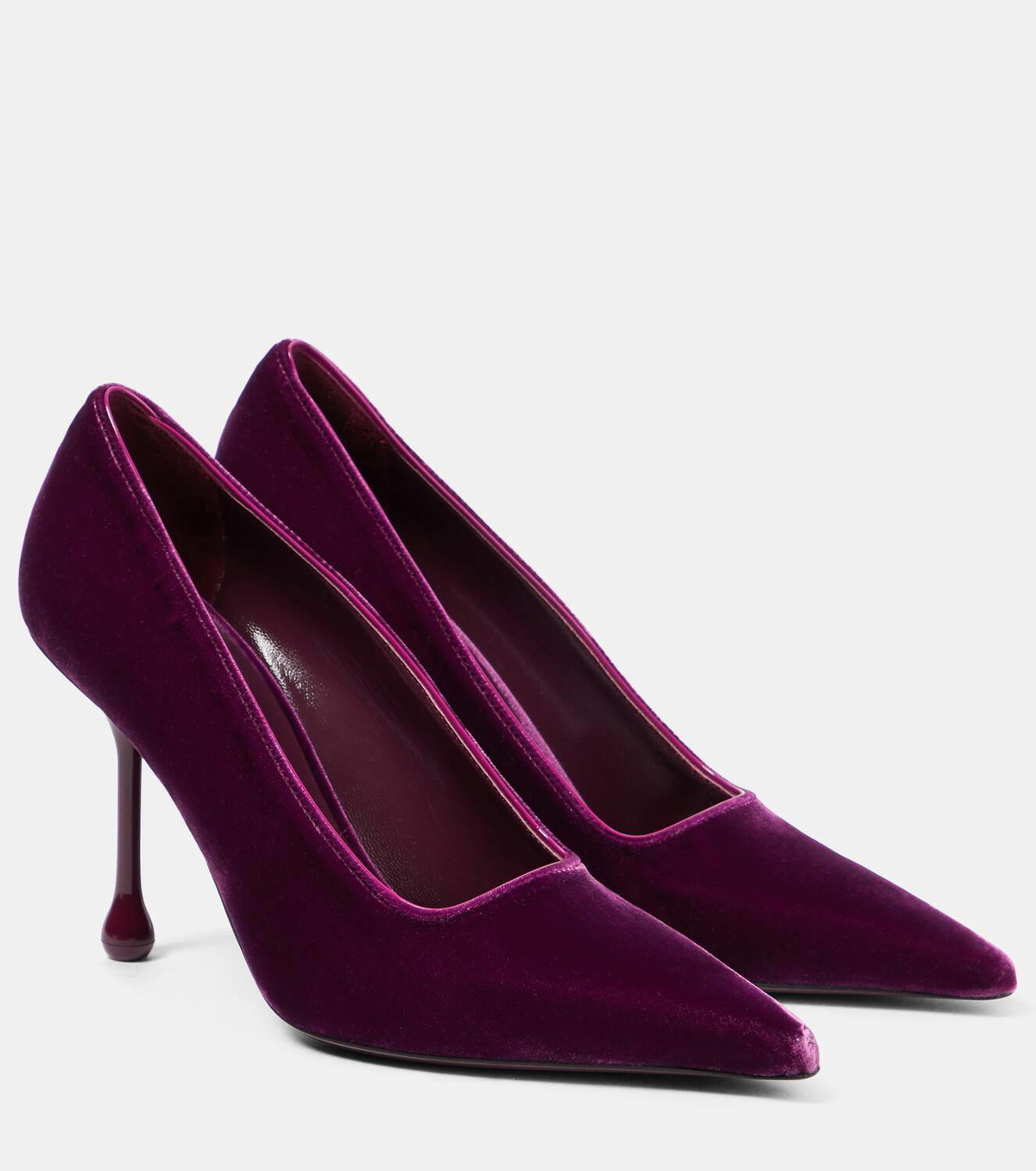 Jimmy Choo Ixia 95 velvet pumps Jimmy Choo display picture 2