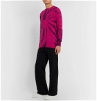 The Elder Statesman - Tie-Dyed Cashmere Sweater - Pink