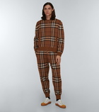 Burberry - Checked cashmere bomber jacket