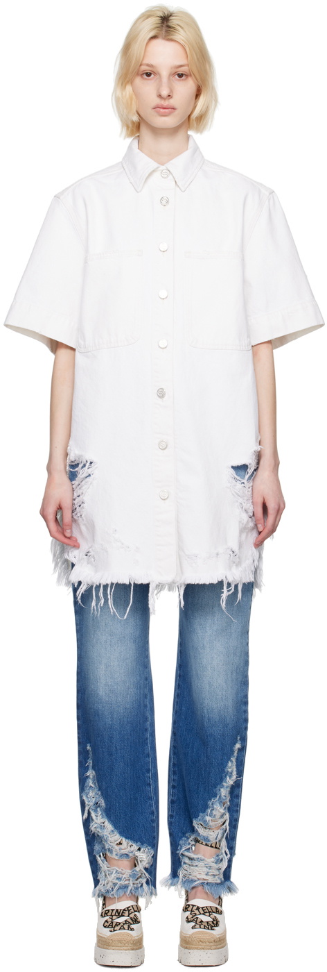 Tシャツ・カットソー Stella McCartney SS24 DENIM SHIRT (6D0251_3SPH579067) STELLA McCARTNEY×SORAYAMA 24SS Tシャツ 6J0158 ブラック