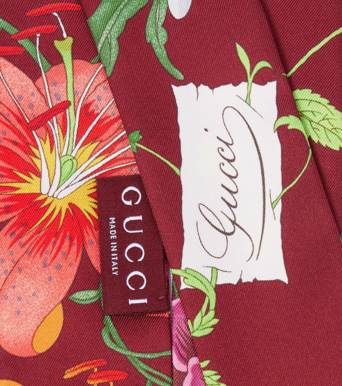 Gucci Floral silk twill scarf Gucci