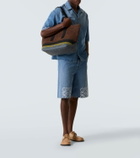 Loewe Anagram denim shorts