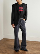 Valentino Garavani - Printed Cotton-Jersey T-Shirt - Black