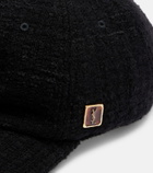 Saint Laurent Wool tweed baseball cap