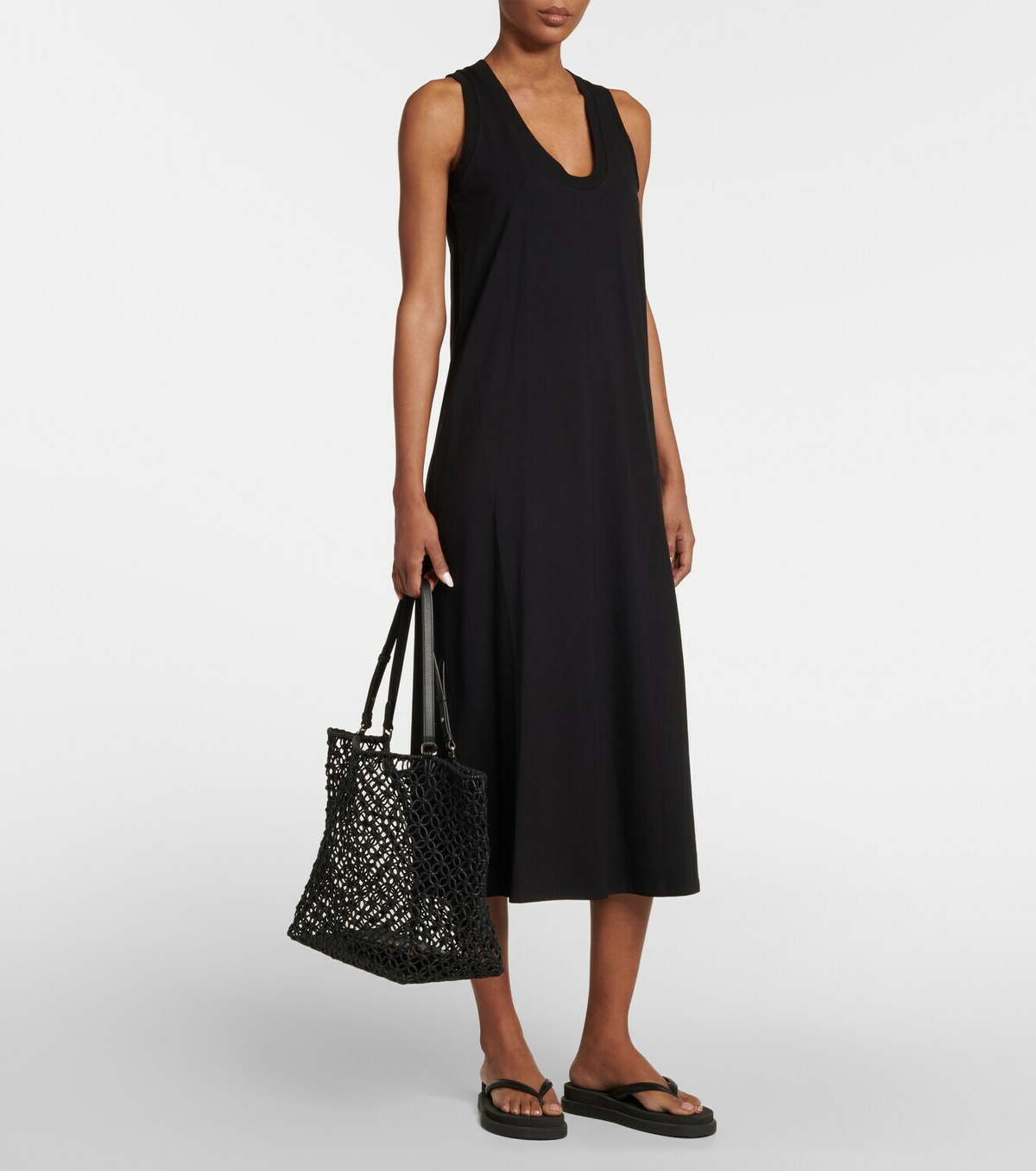 MAX MARA Pedaggi cotton midi dress マックスマラ ペダーギ Max Mara Pedaggi Cotton Midi Dress | eBay