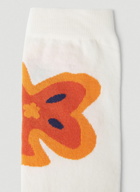 Jacquemus - Les Chaussetes Fleur Socks in White