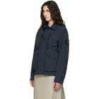 Stone Island Navy Q100008 Warp Rib Nylon-TC Jacket