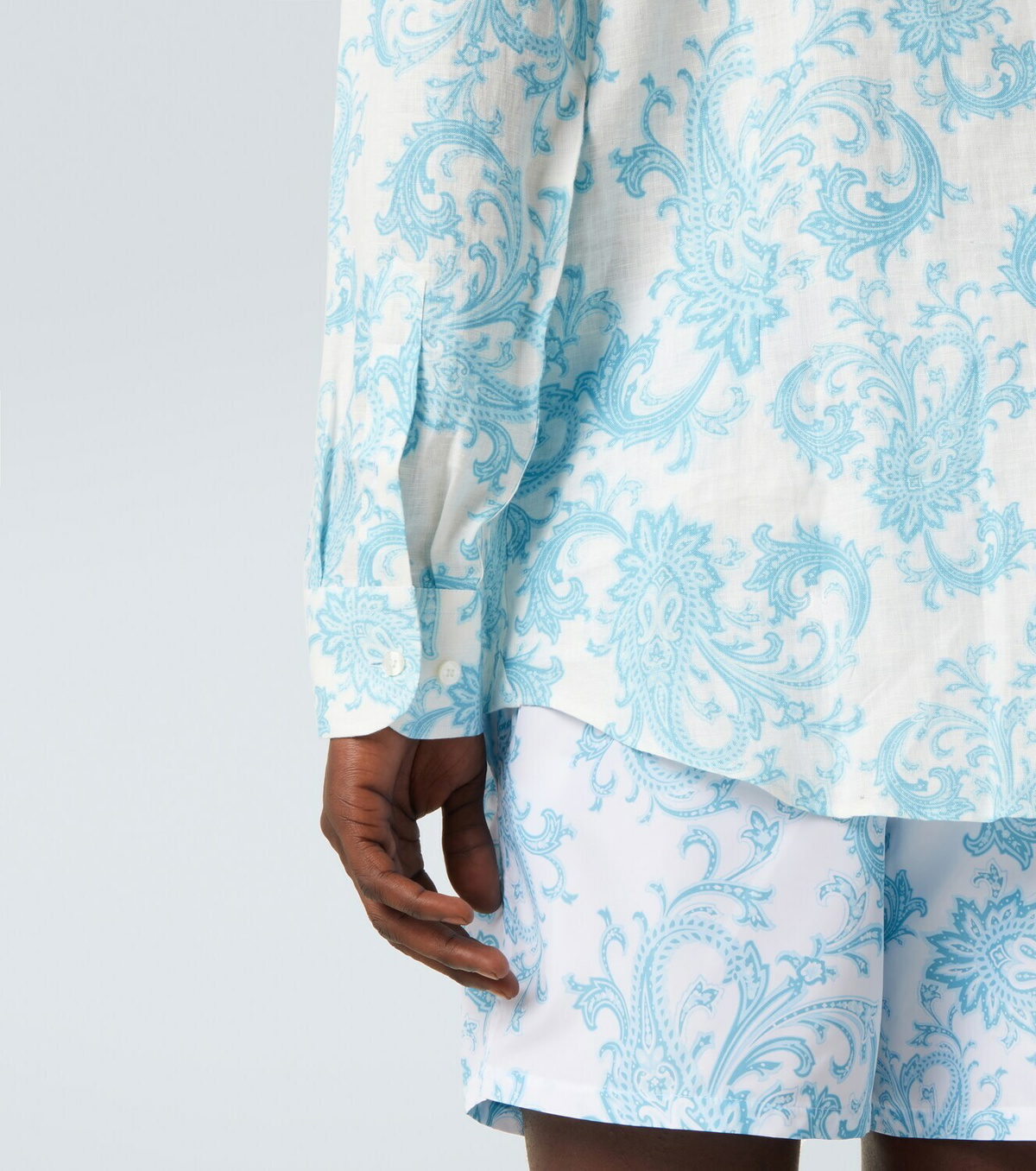 Etro Paisley linen shirt