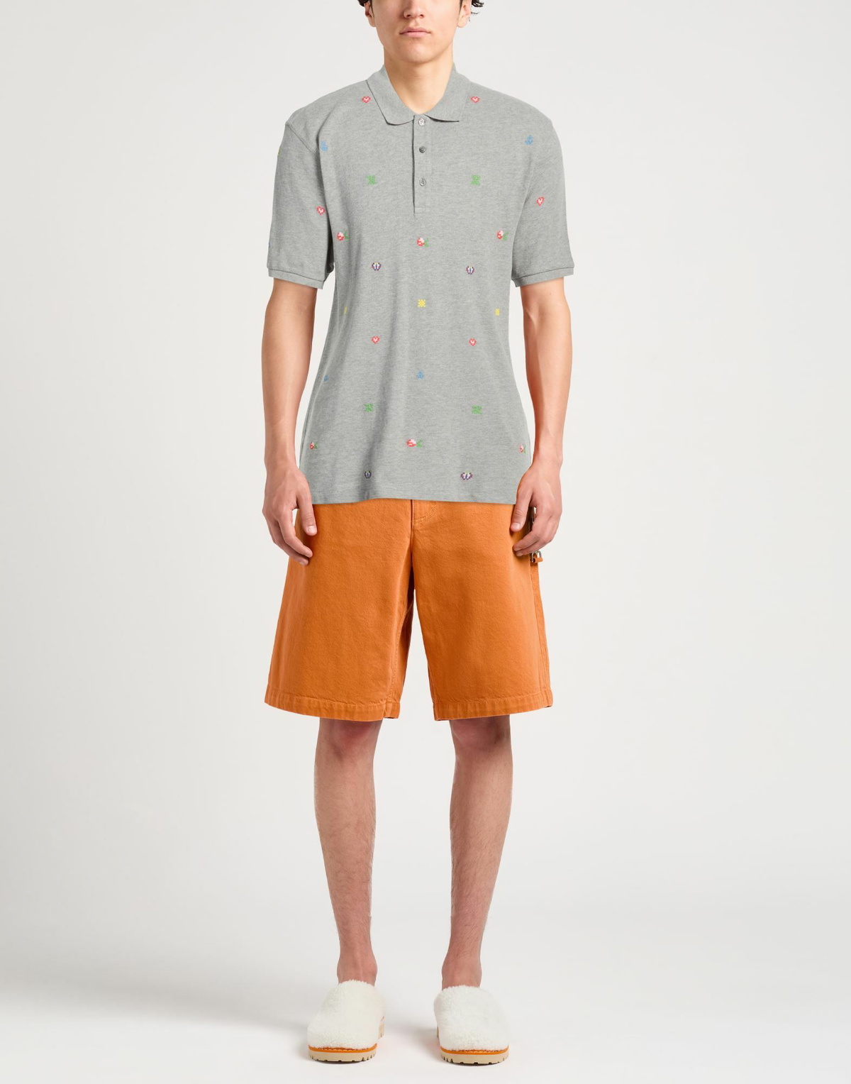 Kenzo Mens Polo shirt Light in Grey