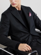 De Petrillo - Posillipo Wool and Cashmere-Blend Twill Suit Jacket - Black