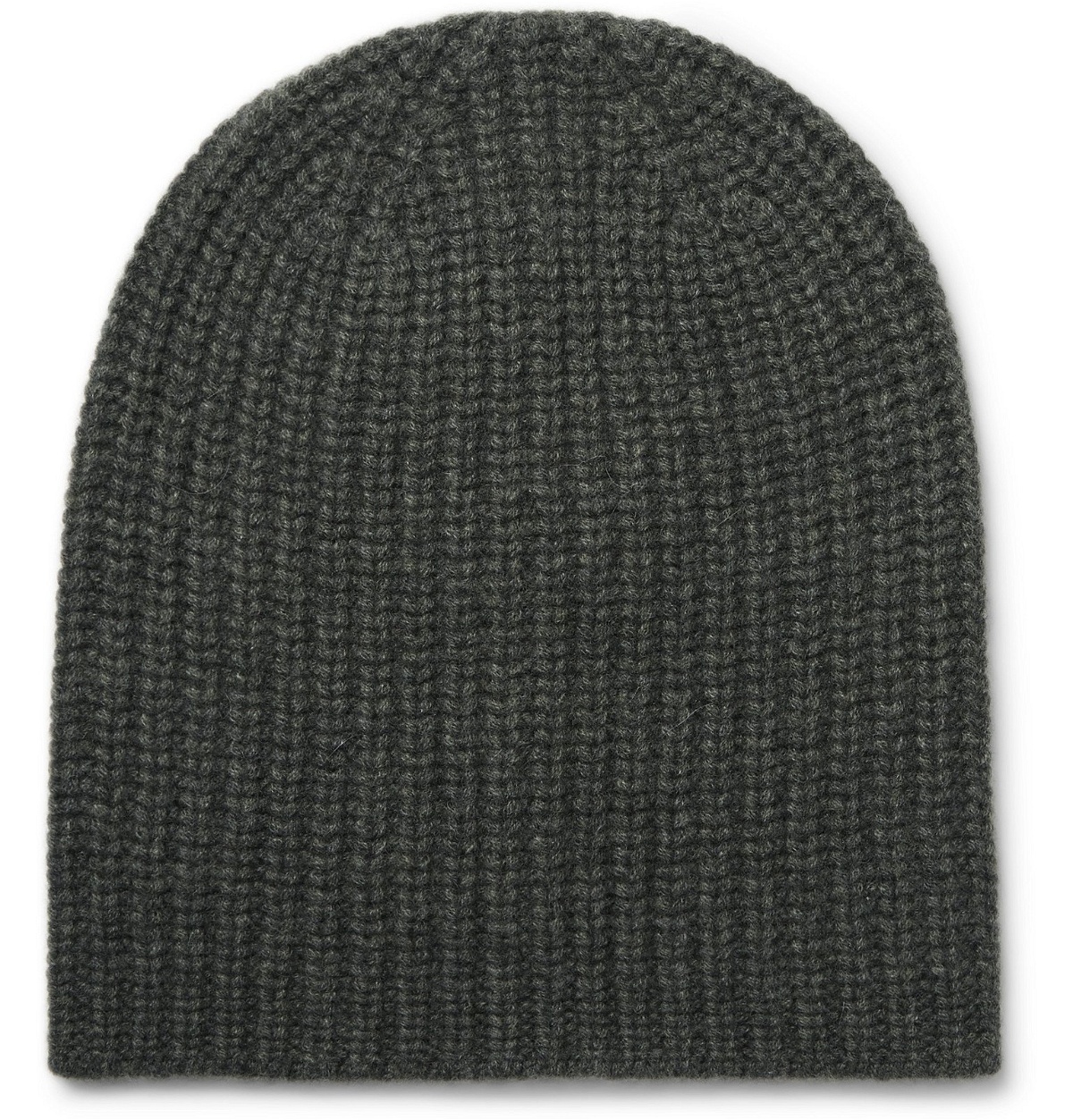 Photo: Alex Mill - Ribbed Cashmere Beanie - Green