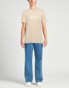 Boss Mens T-shirt in Beige