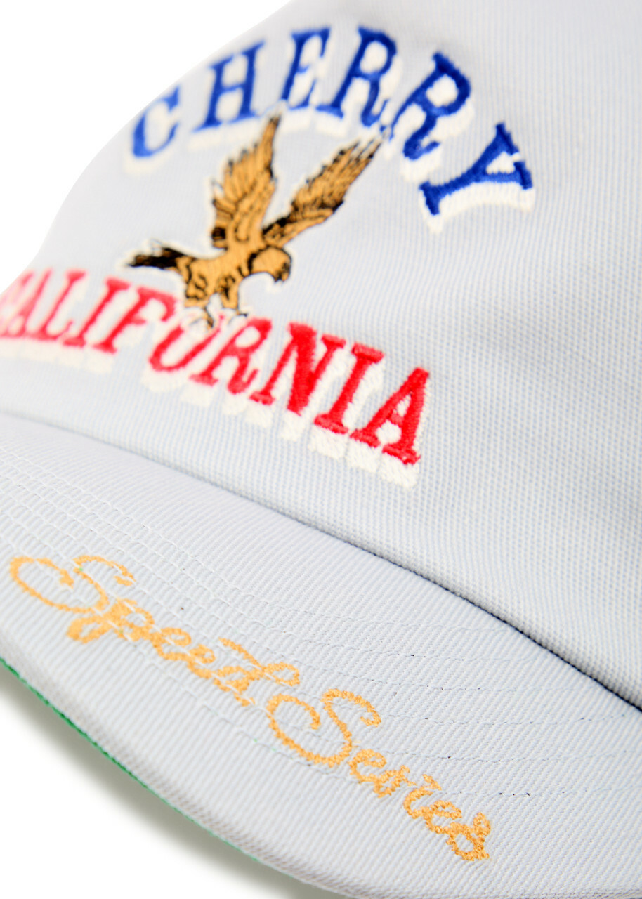 Cherry Los Angeles Speed Series Embroidered Cotton cap - Grey - One Size