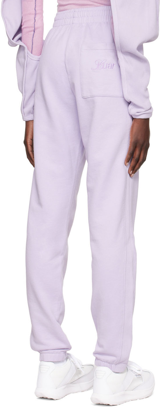 Luar Purple Logo Lounge Pants