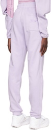 Luar Purple Logo Lounge Pants