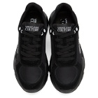 Versace Jeans Couture Black Institutional Logo Sneakers