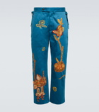 Bode - Bell Flower cotton pants