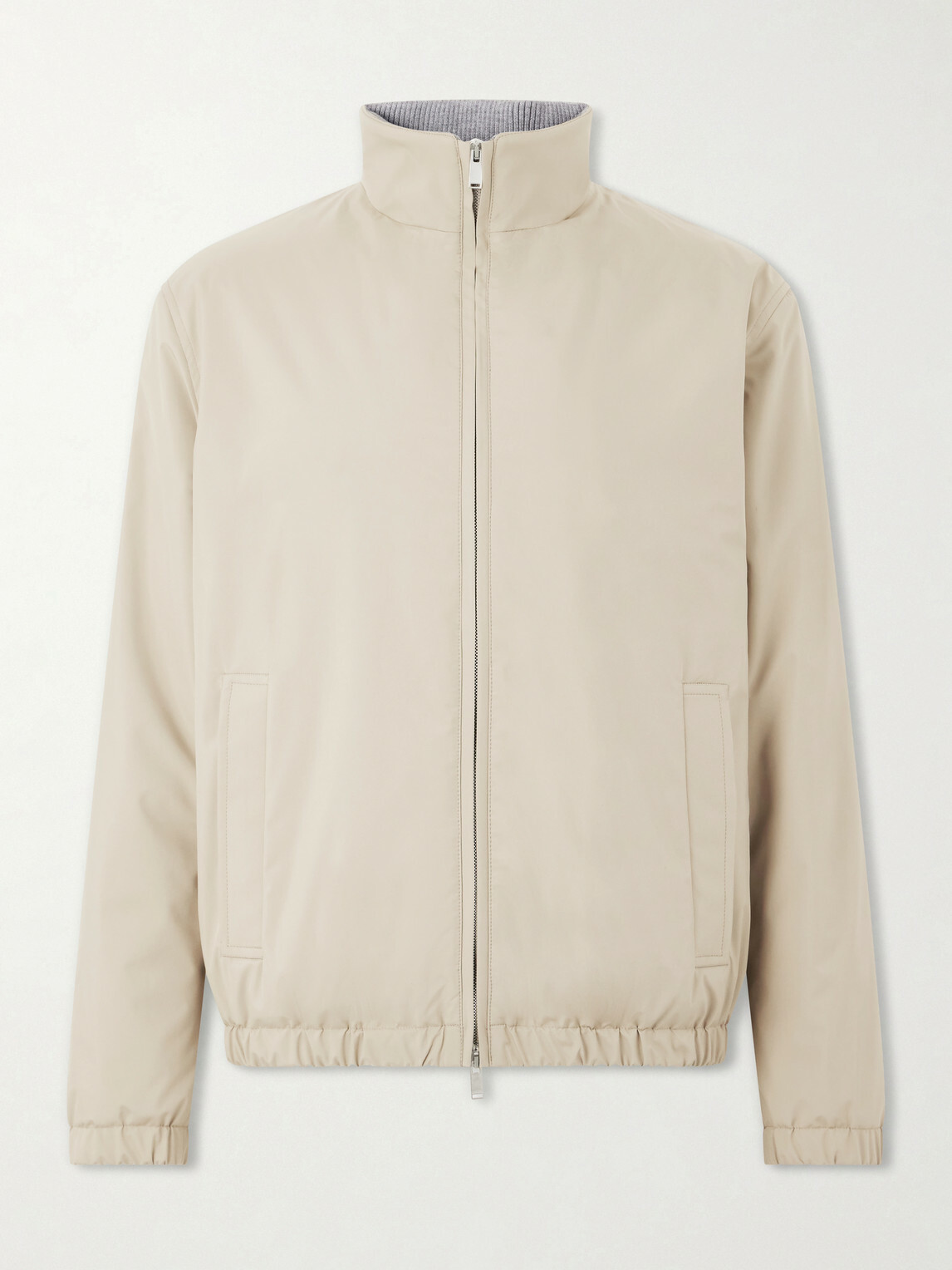 Lardini - Shell Bomber Jacket - Neutrals