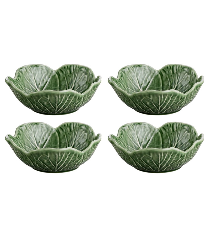 Photo: Bordallo Pinheiro Cabbage set of 4 ceramic bowls