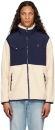 Polo Ralph Lauren Navy & Off-White Hybrid Jacket