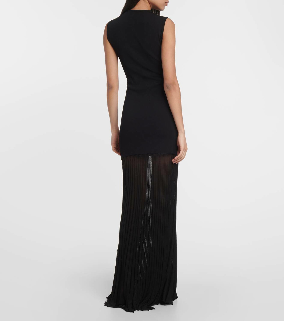 open lace back dress Chan Ottoman-Knit Dress Navy / Regular / L