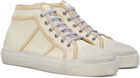 Dolce & Gabbana Beige Vintage Re-Edition Sneakers