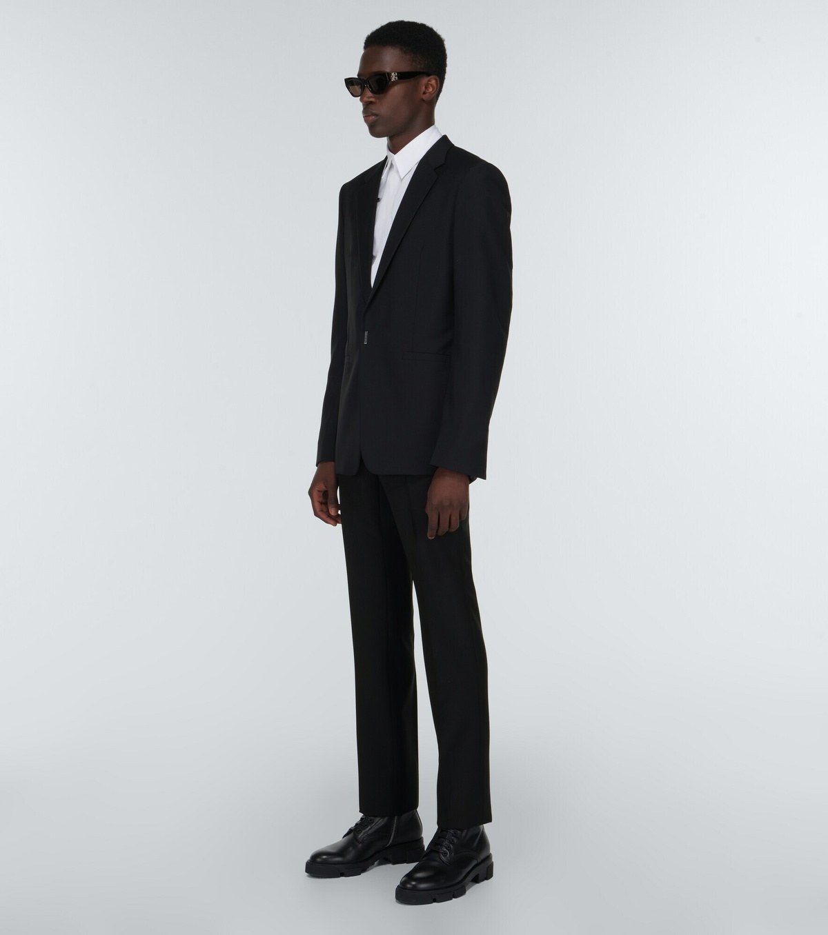 ジバンシィ Givenchy Cotton and Wool Pants Givenchy Slim Fit Tailored Pants in Wool with 2G Clip | Saks
