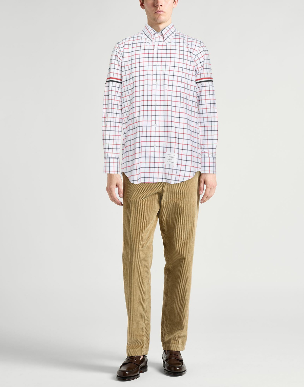 Thom Browne Mens Shirt in White