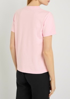 Jacquemus Le T-shirt Gros Grain Logo Cotton T-shirt Pink
