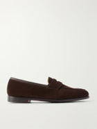 George Cleverley - Bradley II Suede Loafers - Brown
